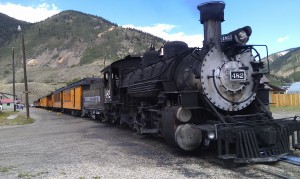 Building Steam to Pull Out of Silverton